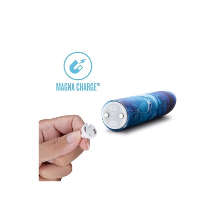 Wibrator Mesmerize Power Vibe Azure - silnik Rumble Tech™, 10 trybów, IPX7, 10,1 × 2,3 cm - 5