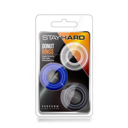 STAY HARD DONUT RINGS ASSORTED - 1
