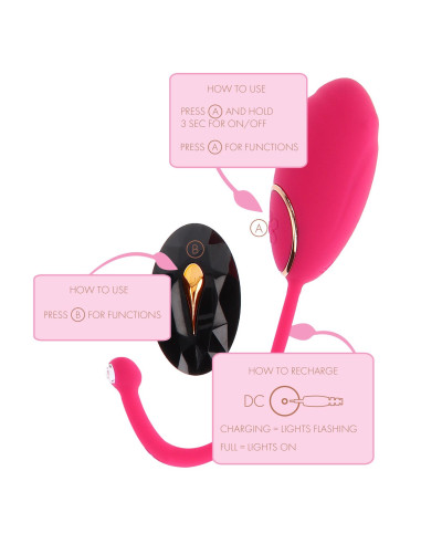 Lily Remote Egg Pink
