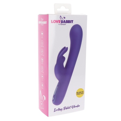 Wibrator króliczek Exciting Rabbit z podwójną stymulacją, 21,5 cm - 1 2