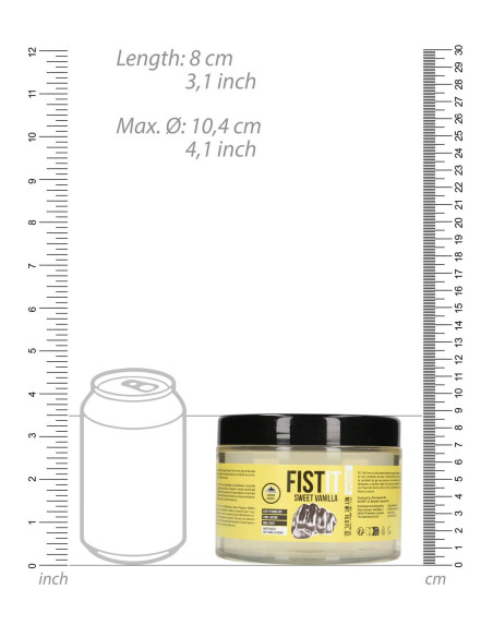 Extra Thick Lubricant - Vanilla - 17 fl oz / 500 ml