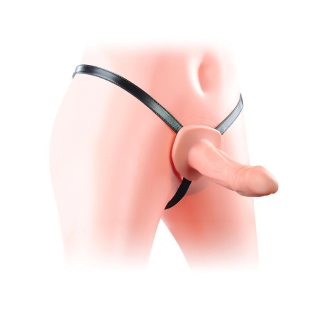 Unisex Hollow Strap On 6,5 cala (16,5 cm) z regulowanym pasem - 3