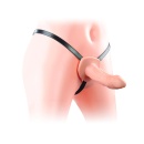 Unisex Hollow Strap On 6,5 cala (16,5 cm) z regulowanym pasem - 3