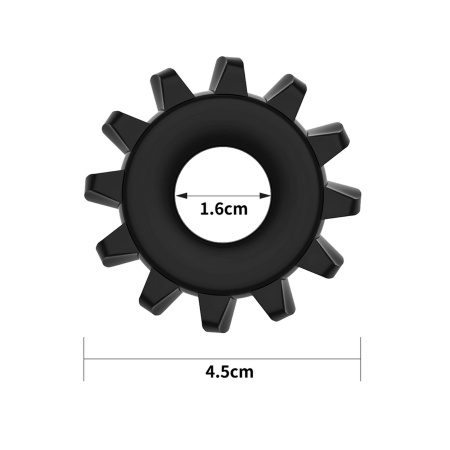 Pierścień Erekcji Power Plus 2-4 cm Czarny - 2