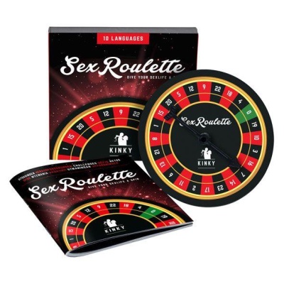 Ruletka erotyczna Sex Roulette Kinky 12 x 12 x 1,5 cm - 1