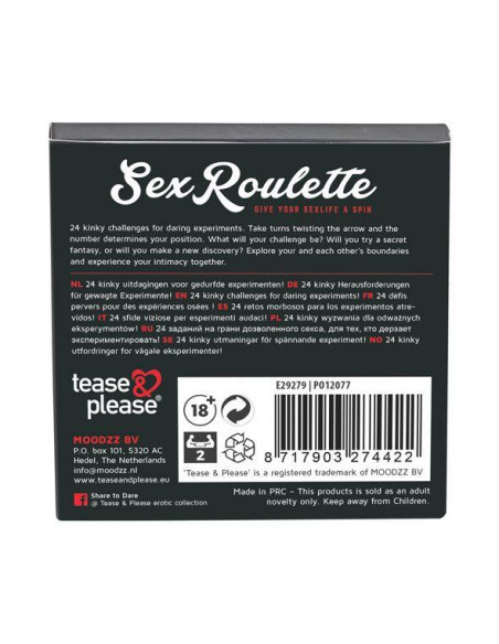 Sex Roulette Kinky (NL-DE-EN-FR-ES-IT-PL-RU-SE-NO)