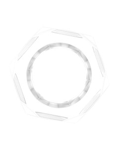 Nust Bolts Cock Ring-Clear