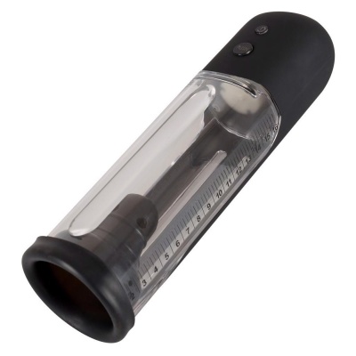 Automatyczna pompa penisowa ORION Automatic – przezroczysty cylinder 24 cm, silikonowy mankiet 2,3 cm, skala pomiarowa - 1 2