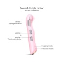 Wibrator punktu G SWAP Baby Pink - 3 silniki, 10 trybów stukania i 10 wibracji, długość wkładana 15 cm - 3