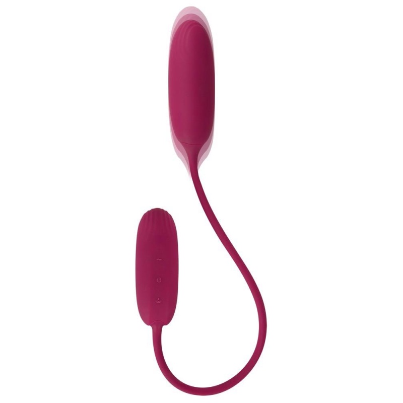 Podwójny wibrator jajeczkowy RC Shaking & Vibrating Duo – dwa silniki, pilot, 50 cm - 4