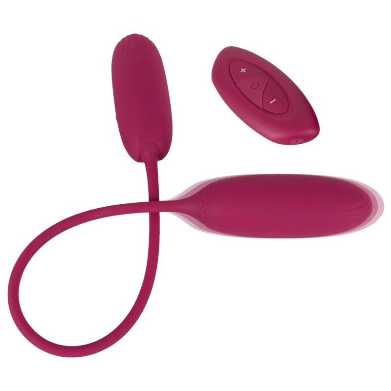 Podwójny wibrator jajeczkowy RC Shaking & Vibrating Duo – dwa silniki, pilot, 50 cm - 5