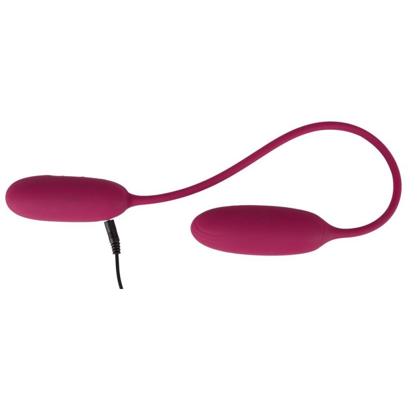 Podwójny wibrator jajeczkowy RC Shaking & Vibrating Duo – dwa silniki, pilot, 50 cm - 7