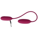 Podwójny wibrator jajeczkowy RC Shaking & Vibrating Duo – dwa silniki, pilot, 50 cm - 7