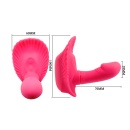 Wibrator Fancy Clamshell z 10 trybami wibracji i pilotem, 12,2 cm - 5