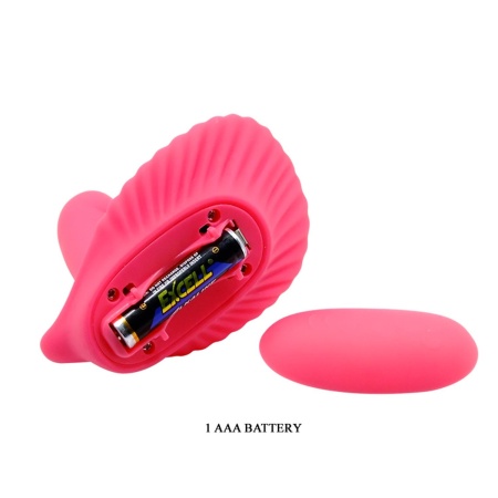 Wibrator Fancy Clamshell z 10 trybami wibracji i pilotem, 12,2 cm - 7
