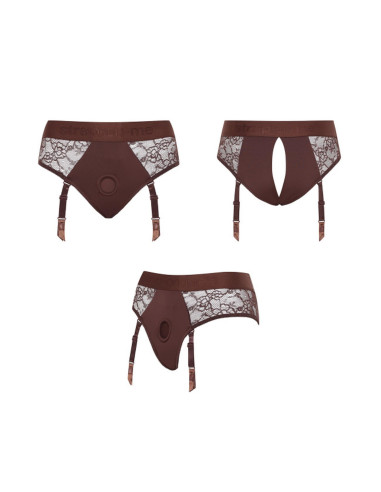 HARNESS LINGERIE DIVA - XXL - CHOCOLATE