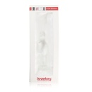 Szklany korek analny 4.5" Glass Romance Clear – przezroczysty, 11,4 cm - 2