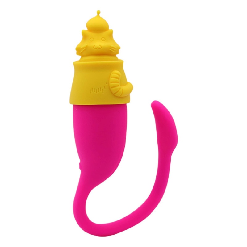 Nakładka silikonowa Magic Kitten Cap w kolorze żółtym - 4