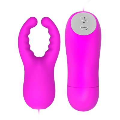 Stymulator łechtaczki Mini Love Eggs 12 trybów wibracji – silikon, ok. 8 cm - 1
