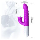 Wibrator-Silicon, Vibrator 7 Function and Heating Mode, PURPLE - 11