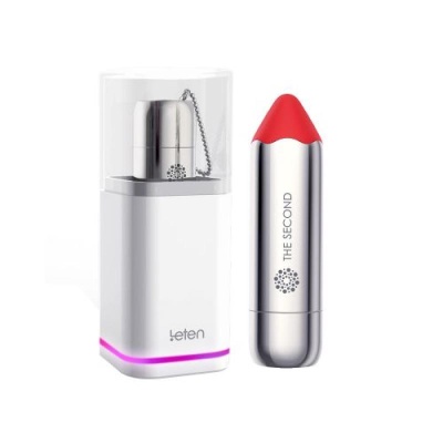 Stymulator łechtaczki Red Makeout w kształcie szminki 8,8 cm - 1