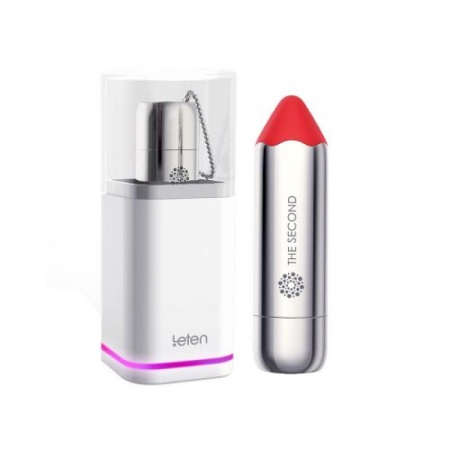 Stymulator łechtaczki Red Makeout w kształcie szminki 8,8 cm - 1