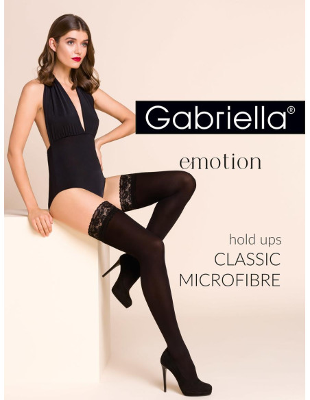 Bielizna-Pończochy CLASSIC MICROFIBRE Czarne S/M