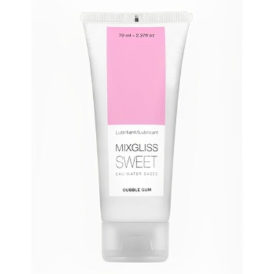 WATER-BASED MIXGLISS - SWEET BUBBLE GUM 70 ML - 1