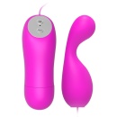 Stymulator łechtaczki Mini Love Eggs z 12 programami wibracji (10 cm) - 1