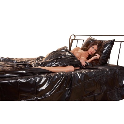 Vinyl Duvet Cover black - 1 2