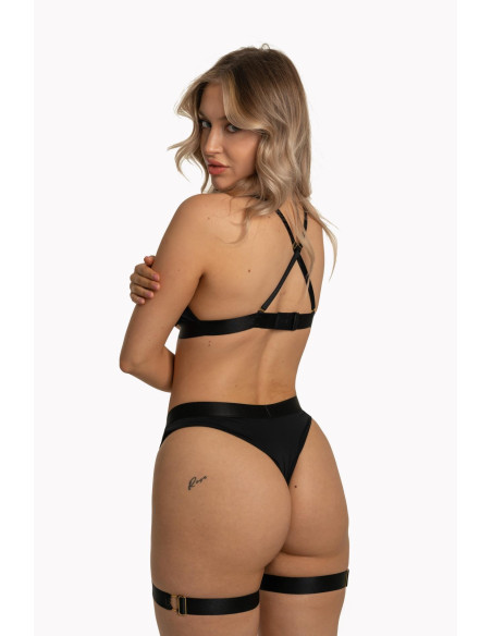 SEILA set black (bra+string) XS