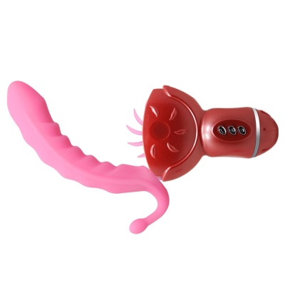 Wibrator Baile Rolling Fun II z rotacją i elastyczną końcówką – ok. 21 cm - 1 2