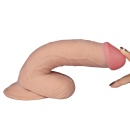 Dildo wibracyjne The Ultra Soft Dude 22 cm – TPE, 10 trybów - 4