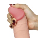 Dildo wibracyjne The Ultra Soft Dude 22 cm – TPE, 10 trybów - 5