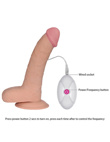 8.8"" The Ultra Soft Dude Vibrating
