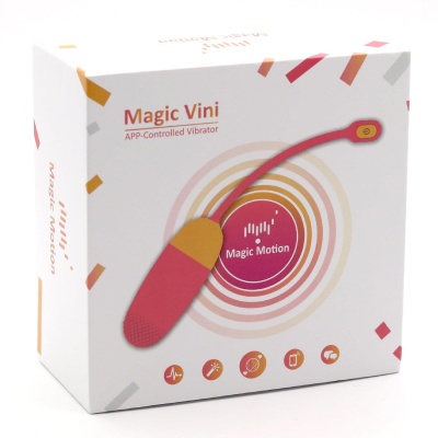 Wibrator kieszonkowy Magic Motion Vini 9,5 cm pomarańczowy - 1 2