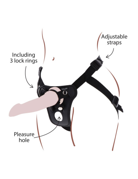 Strap-On Pleasure Harness Black
