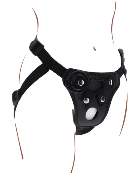 Strap-On Pleasure Harness Black