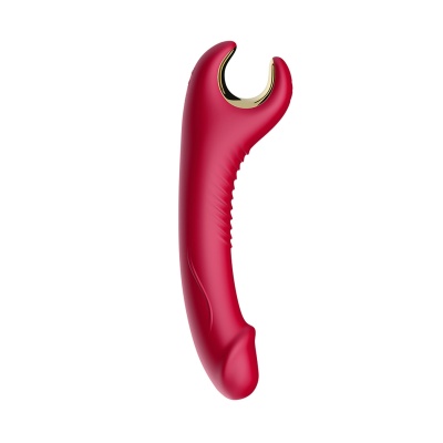 Stymulator silicone 9 vibration function Red - 1