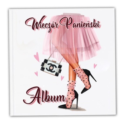 Pamiątkowy album na zdjęcia 21x21 cm z wieczoru panieńskiego - 1