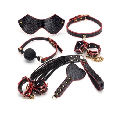 Suitcase bondage set black - 1