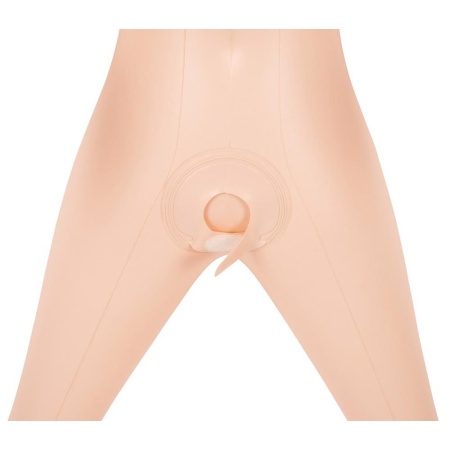 Lalka transseksualna Lusting TRANS – dmuchana, 165 cm, z realistycznym dildo i dwoma otworami - 9