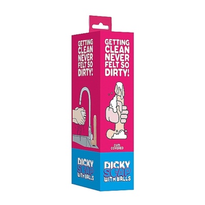 Mydło- Dicky Soap With Balls - Cum Covered - Flesh - 1 2