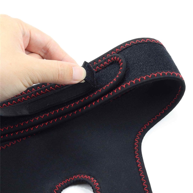 Wibrujący zestaw strapon Easy 7,5'' (19 cm) – czarny z czerwonymi wstawkami - 10