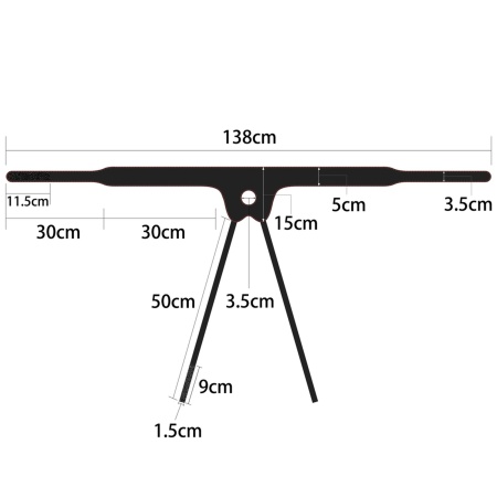 Wibrujący zestaw strapon Easy 7,5'' (19 cm) – czarny z czerwonymi wstawkami - 18