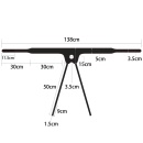 Wibrujący zestaw strapon Easy 7,5'' (19 cm) – czarny z czerwonymi wstawkami - 18