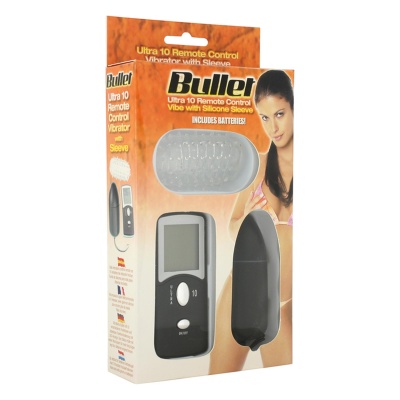 Jajko wibrujące Bullet Vibe with Sleeve z silikonową nakładką, 10 trybów, 8 cm - 1 2