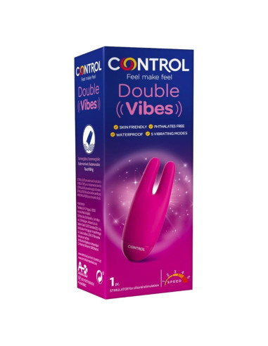 Control Double Vibes - masażer króliczek