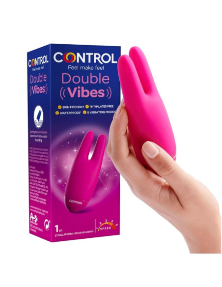Control Double Vibes - masażer króliczek