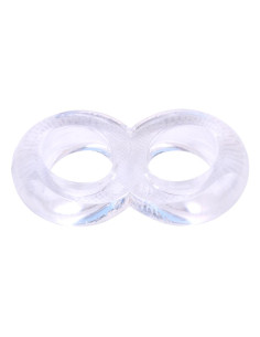 Duo Cock 8 Ball Ring-Clear